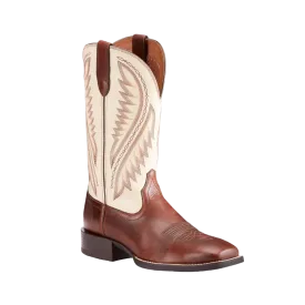Ariat Men's Sport Stonewall Native Cream Brown Western Boots