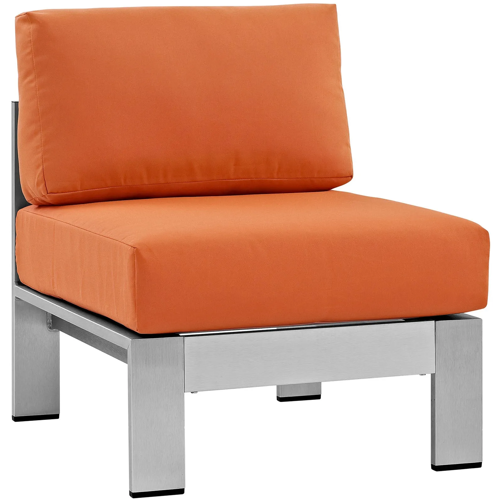 Coast 6-Piece Outdoor Patio Aluminum Sectional Sofa Set