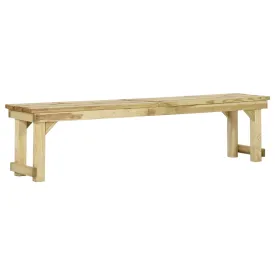 Garden Bench 180 cm Impregnated Pinewood