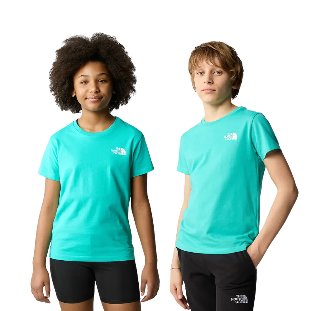 Kids Simple Dome T-shirt Geyser Aqua
