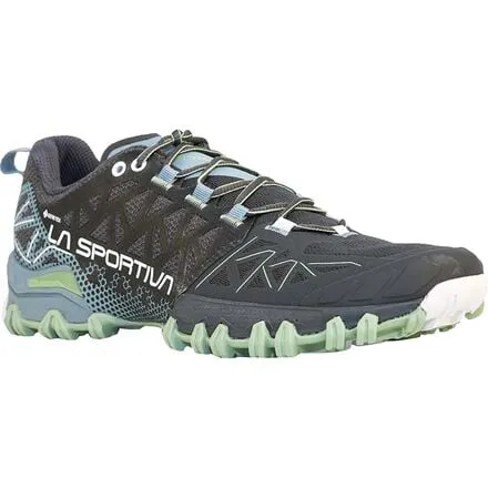 La Sportiva Women's Bushido II GTX Trail Running Shoe Carbon/Mist
