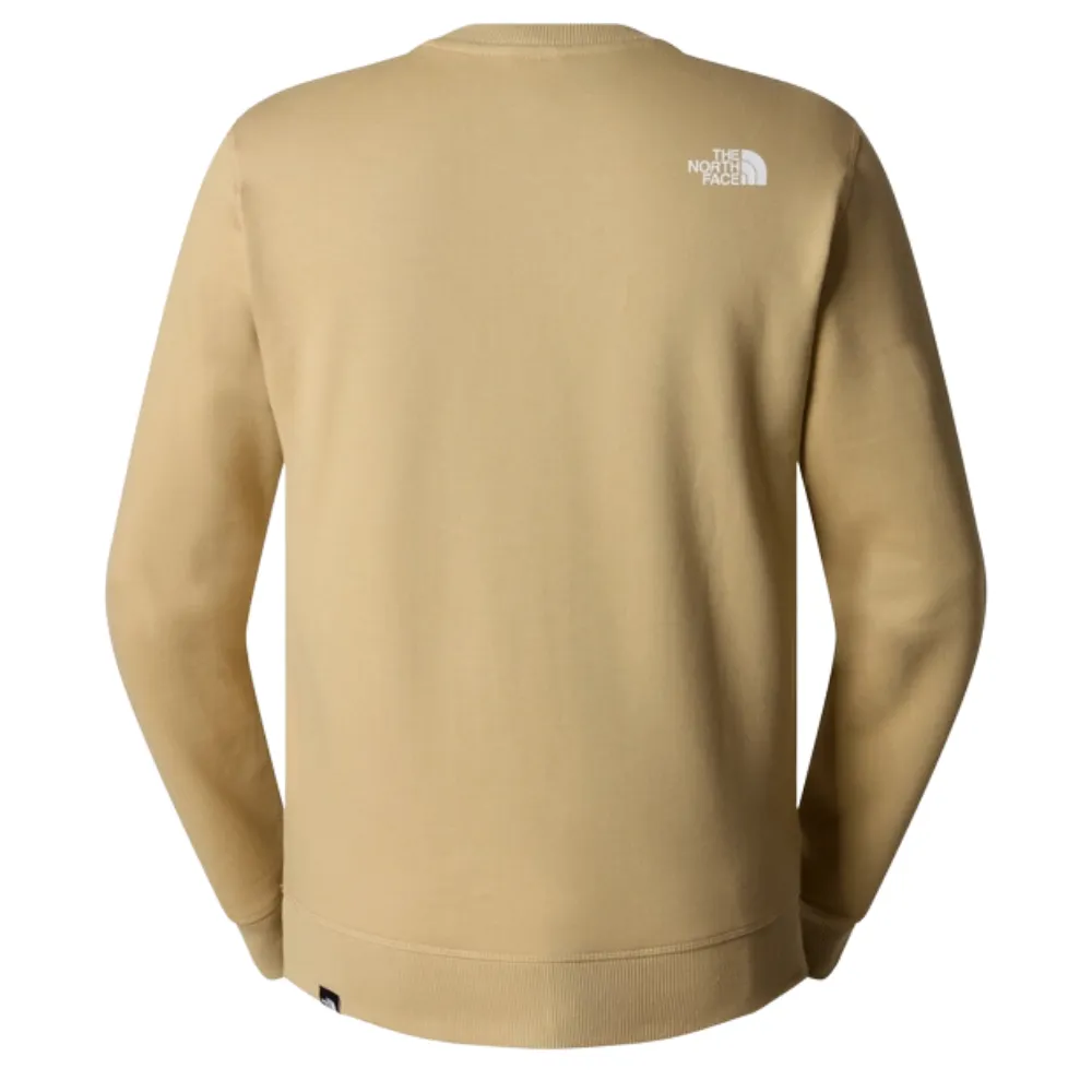 Simple Dome Crew Sweatshirt Khaki Stone